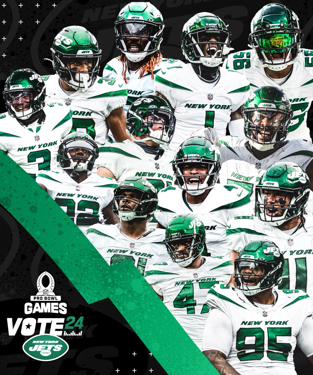 New York Jets (@nyjets) on Twitter photo Social #ProBowlVote is OPEN. Retweet to vote for the defense!!! 💪
<a href="/TreyDeuce32RTR/">CJ Mosley</a>
<a href="/iamSauceGardner/">SAUCE GARDNER</a>
<a href="/QuinnenWilliams/">Quinnen Williams</a>
<a href="/quincywilliams_/">Quincy Williams</a>
<a href="/D7_Reed/">DJ Reed</a>
<a href="/jwhite_333/">jordan whitehead</a>
<a href="/mcarter2nd/">Michael Carter II</a>
<a href="/Iwill_suceed20/">Tony Adams Jr.</a>
<a href="/ii_jermaine/">Jermaine Johnson II</a>
<a href="/J_FranklinMyers/">John Franklin-Myers</a>
<a href="/ashtyn/">Ashtyn Davis</a>
<a href="/Bryce55H/">Bryce</a>
Quinton Jefferson Social #ProBowlVote is OPEN. Retweet to vote for the defense!!! 💪
<a href="/TreyDeuce32RTR/">CJ Mosley</a>
<a href="/iamSauceGardner/">SAUCE GARDNER</a>
<a href="/QuinnenWilliams/">Quinnen Williams</a>
<a href="/quincywilliams_/">Quincy Williams</a>
<a href="/D7_Reed/">DJ Reed</a>
<a href="/jwhite_333/">jordan whitehead</a>
<a href="/mcarter2nd/">Michael Carter II</a>
<a href="/Iwill_suceed20/">Tony Adams Jr.</a>
<a href="/ii_jermaine/">Jermaine Johnson II</a>
<a href="/J_FranklinMyers/">John Franklin-Myers</a>
<a href="/ashtyn/">Ashtyn Davis</a>
<a href="/Bryce55H/">Bryce</a>
Quinton Jefferson