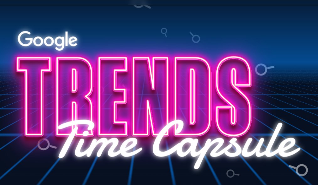 smfrogers's tweet image. It's #YearInSearch today and for my team that means a tonne of data projects that I'm really proud of. Here's a 🧵with some of them:

Firstly, this year we have 25 years of search data and you can explore every year through this Time Capsule Interactive

goo.gle/trendstimecaps…