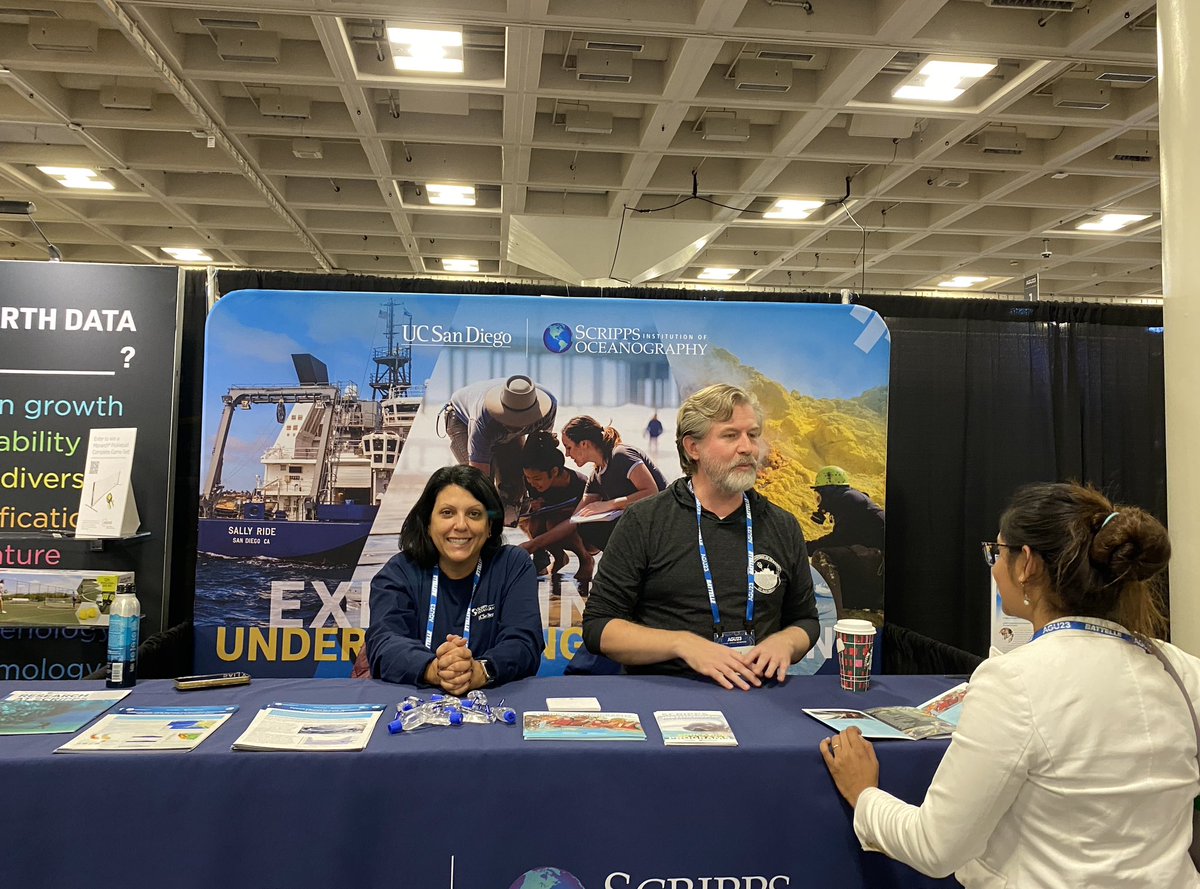 Are you attending #AGU23? Come visit us in the exhibit hall at booth 1039 🌊🌎