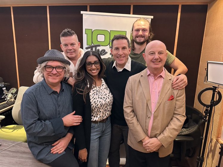 We celebrated  our 10th Anniversary today with my fellow on-air peps!