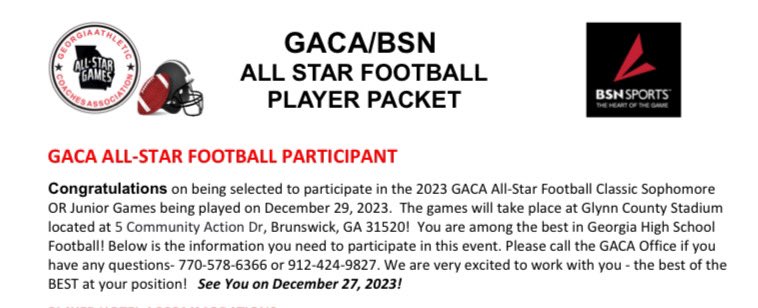 Jet Clark 4.5 ⭐️ LS (@jet_clark_) on Twitter photo Extremely blessed to receive an invite to snap in the GACA Sophomore All-American Game!! <a href="/GACACoaches/">Georgia Athletic Coaches Association</a> <a href="/jwindon35/">Joe Windon</a> <a href="/RecruitGeorgia/">Recruit Georgia</a> <a href="/NGVikingsFB/">Northgate Football</a> <a href="/ngfbrecruits/">Northgate Football Recruits</a> <a href="/TheChrisRubio/">Rubio Long Snapping®</a> <a href="/Coach_Ogletree/">Alexander Ogletree</a> <a href="/CoachTen10/">Coach Brandon Tennie</a> <a href="/LaceyClark2022/">Lacey Clark</a> Extremely blessed to receive an invite to snap in the GACA Sophomore All-American Game!! <a href="/GACACoaches/">Georgia Athletic Coaches Association</a> <a href="/jwindon35/">Joe Windon</a> <a href="/RecruitGeorgia/">Recruit Georgia</a> <a href="/NGVikingsFB/">Northgate Football</a> <a href="/ngfbrecruits/">Northgate Football Recruits</a> <a href="/TheChrisRubio/">Rubio Long Snapping®</a> <a href="/Coach_Ogletree/">Alexander Ogletree</a> <a href="/CoachTen10/">Coach Brandon Tennie</a> <a href="/LaceyClark2022/">Lacey Clark</a>