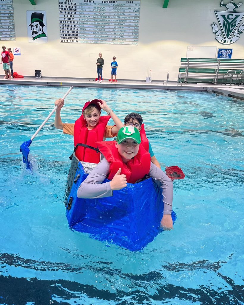 SandburgD205's tweet photo. Ahoy! 🚣‍♀️⛵️ Sandburg Middle School’s 2nd Annual Boat Regatta sets sail today! Wishing all the young captains smooth waters, creative designs, and a wave of fun as they navigate their homemade vessels to victory! 🌊🏆 #STEMEducation #CreativityOnDeck #WeAreD205 #WeAreSandburgD205 https://t.co/nFN6tJVeAX
