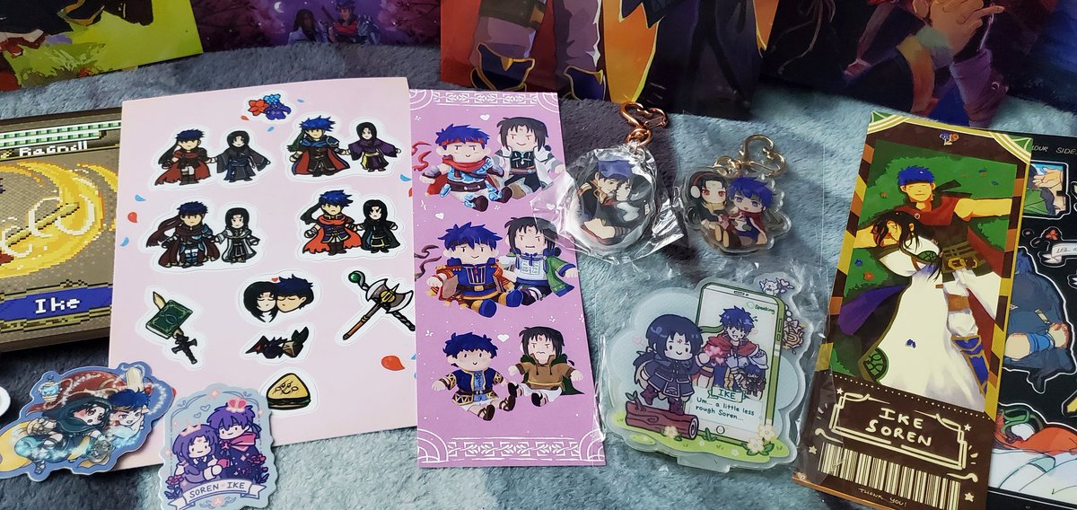 My IkeSoren zine arrived today and I just wanted to say thank you so much to all the talented people who worked on this beautiful project, these two have been such important characters to me since I was 9 and this is so lovely ❤️ @IkeSorenZine