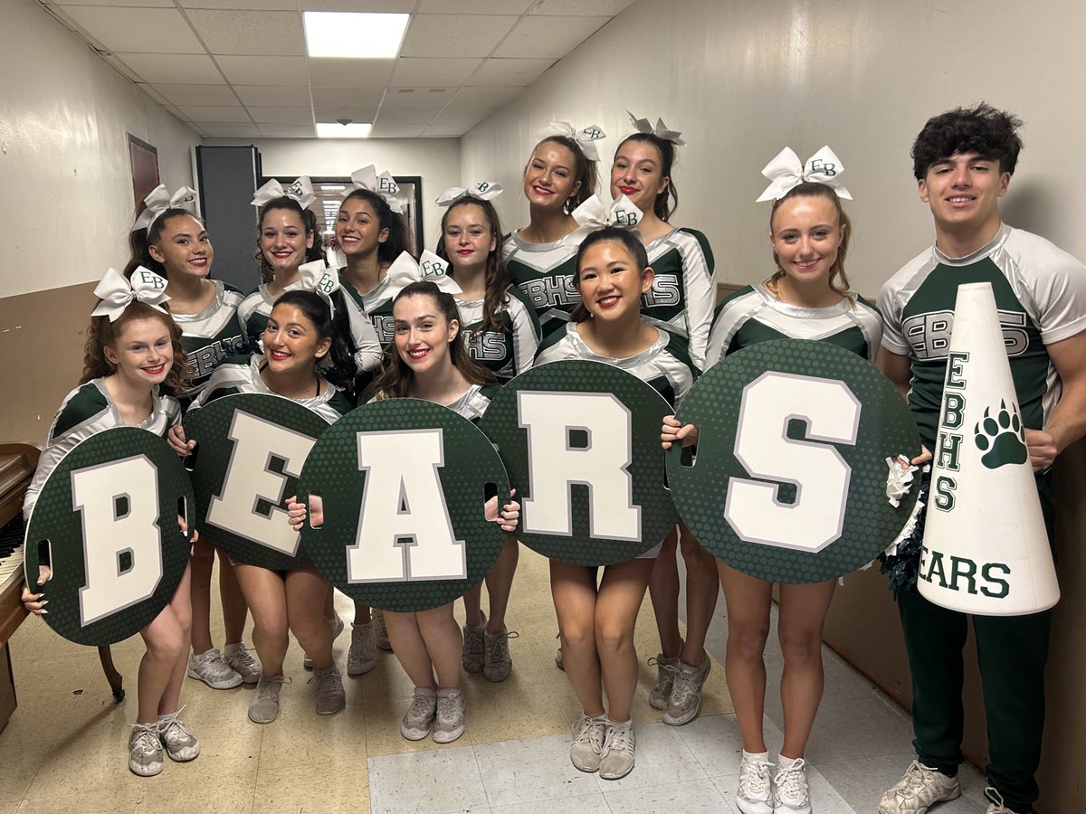 EBHS CHEERLEADING - Coach Rosner (@ebhsbearscheer) on Twitter photo Looking forward to the start of basketball games this week! Can’t wait to support the boys and the girls! 🐻💚 <a href="/EB_Athletics/">Bears Athletics</a> @EBHSprinc <a href="/EbhsBoys/">EBHS Boys Basketball</a> <a href="/travisretz/">Coach Retz</a> Looking forward to the start of basketball games this week! Can’t wait to support the boys and the girls! 🐻💚 <a href="/EB_Athletics/">Bears Athletics</a> @EBHSprinc <a href="/EbhsBoys/">EBHS Boys Basketball</a> <a href="/travisretz/">Coach Retz</a>