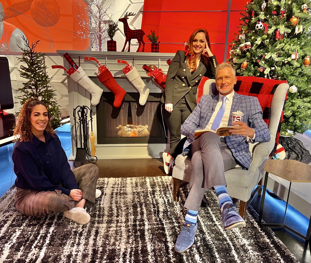 🎅🎄Time for a fireside chat with ⁦@KateBeirness⁩ & ⁦@KayNurse11⁩ and the ⁦@Raptors⁩ on ⁦@TSN_Sports⁩