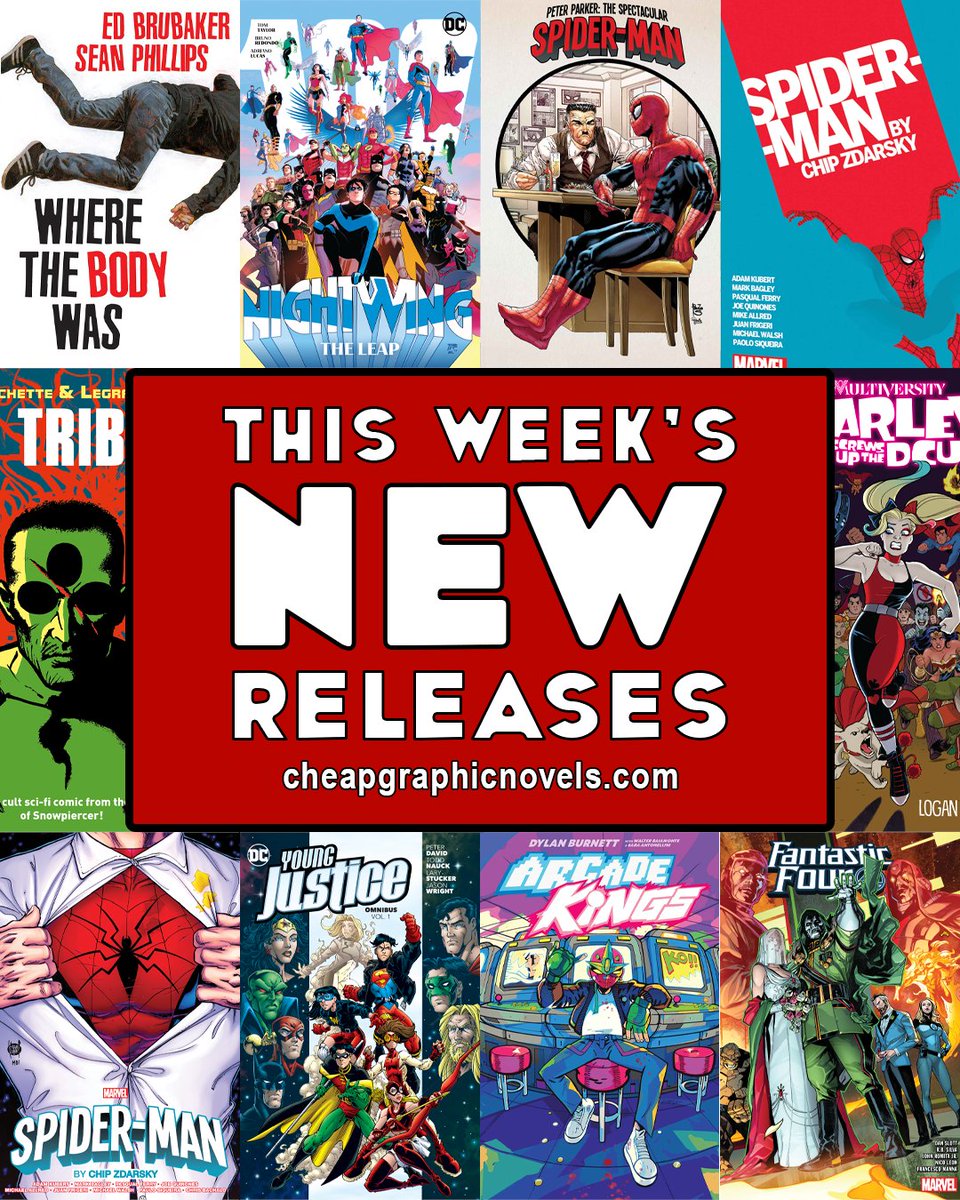 Time for you to find a new comic, all of this week's NEW RELEASES are up on CheapGraphicNovels.com! Something for a family member or friend, or something for yourself, we have all the latest titles! 📚✨🎁 #cheapgraphicnovels #cgn #marvelcomics #dccomics #darkhorsecomics