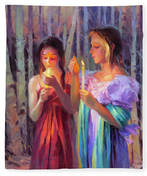 Let your light shine. If all you have is a candle, light that, protect it, and know that its flame dispels darkness. Light in the Forest fleece throw -- 2-steve-henderson.pixels.com/featured/light… #forest #woods #candle #light #quote #ayearforart #fleece #giftidea #art #women #beauty