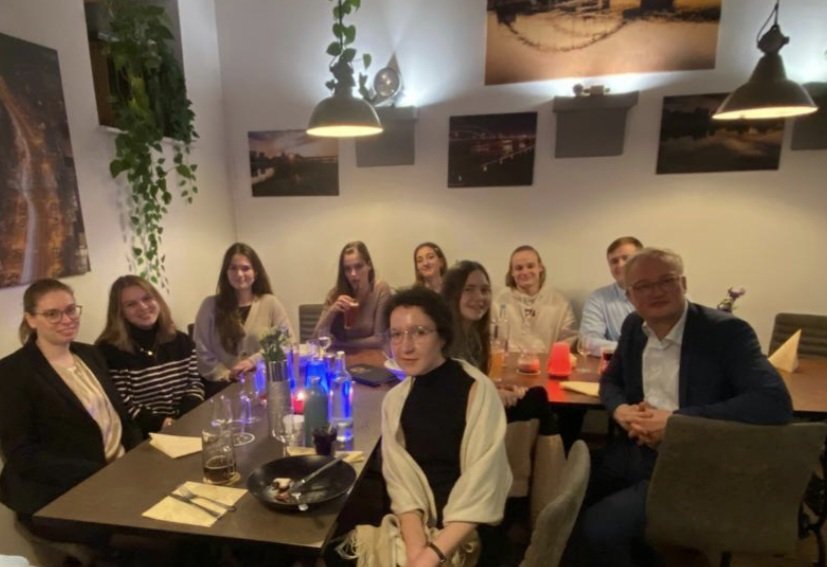 Weihnachtsfeier des Lehrstuhls.