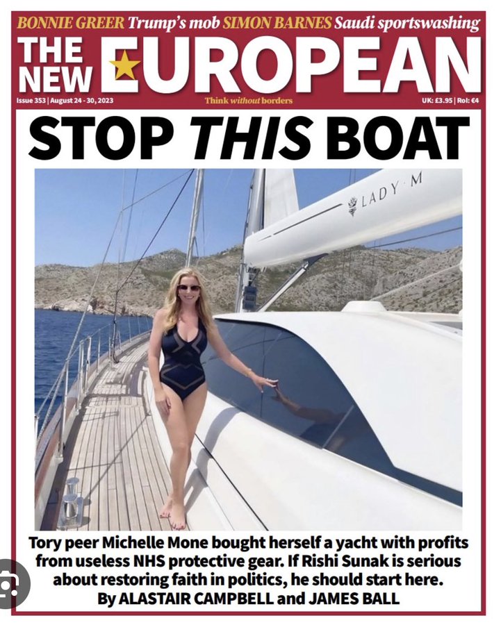 BladeoftheS's tweet photo. The image that Michelle Mone hates and threatened to sue over.

She is cry baby as well as a Moner.

Would be a shame if it got out. https://t.co/TnkpgMVqDs