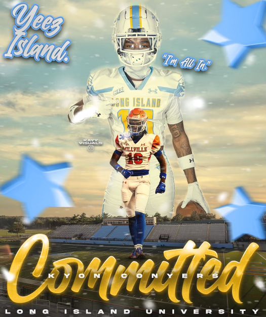 I’m all in! Yeezisland continues #Committed #gosharks 🦈🤝🏾#NewBeginnings @TheVilleBolts @_GridironAccess @njgridiron_ @Mtrible @JSZ_Sports @millvillesuper @TBoltAthletics @LIUSharksFB @CoachRCooper @CoachJirgl @DwayneThomas_