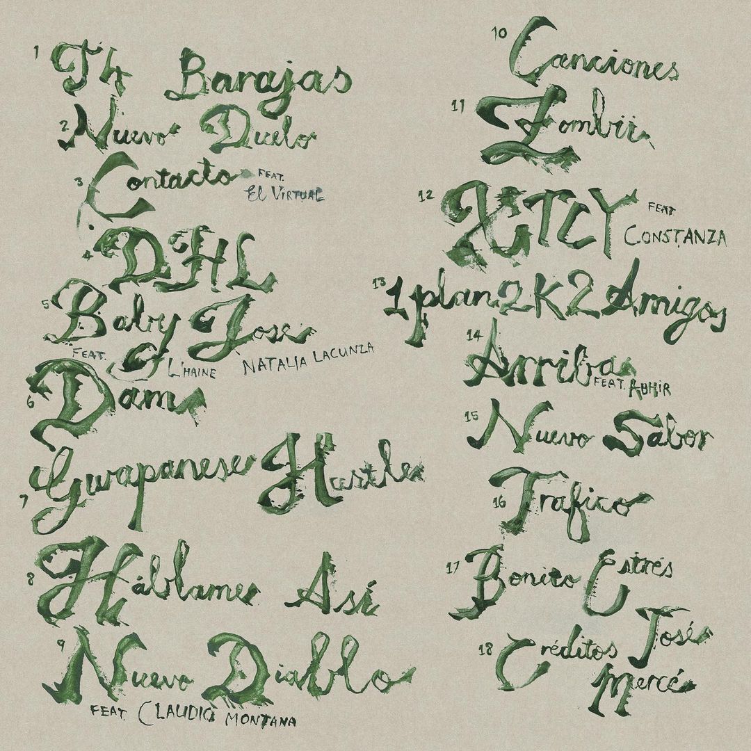 Fleek_Mag's tweet image. DIEGO 900 desvela TRACKLIST y comparte FECHA DE SALIDA de su álbum LA ESPALDA DEL SOL
@diegonove100tos 

👤 ABHIR @abhirhathi 
👤 NATALIA LACUNZA @natalialacunza 
👤 L'HAINE @odiosiempregana 
👤 CONSTANZA 
👤 CLAUDIO MONTANA
👤 EL VIRTUAL @toolyshine 

🗓️ 15 DE DICIEMBRE