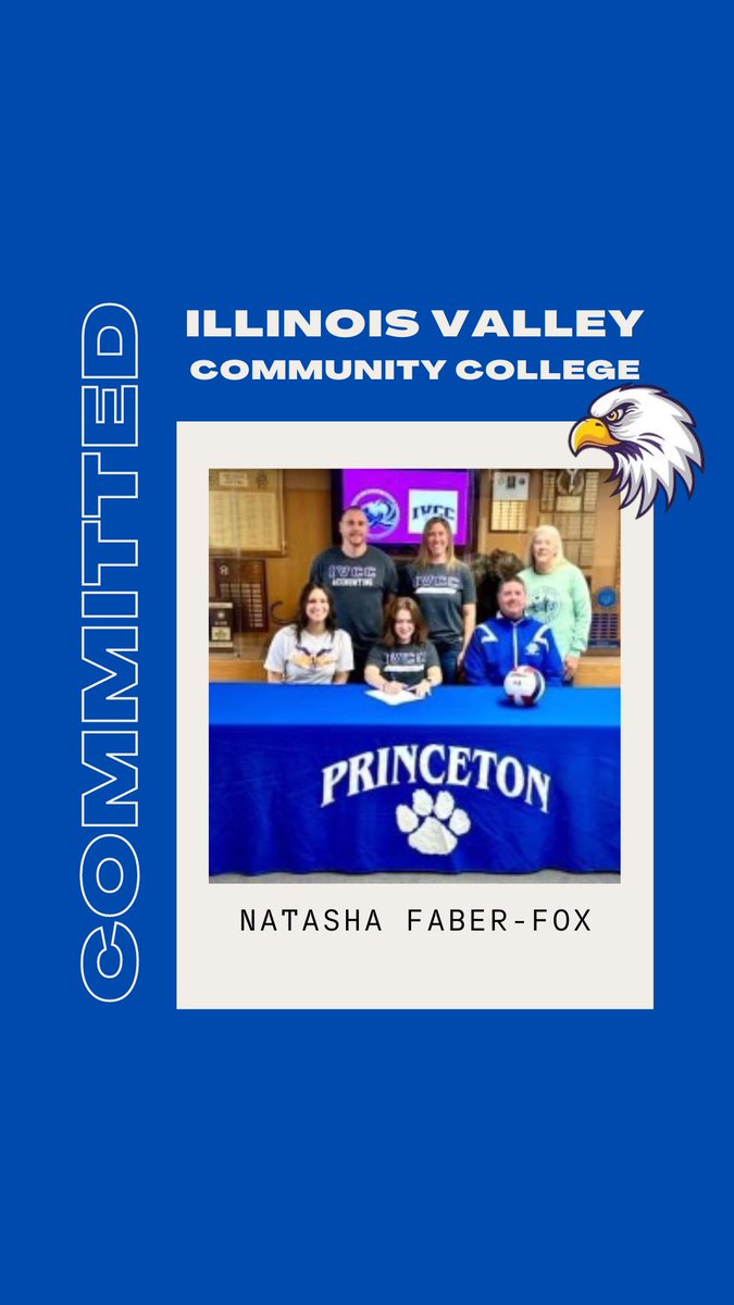 Congrats to 18 Red S Natasha Faber-Fox on her commitment to Illinois Valley Community College! Our LJSR Family is extremely proud of you!! ❤️💙