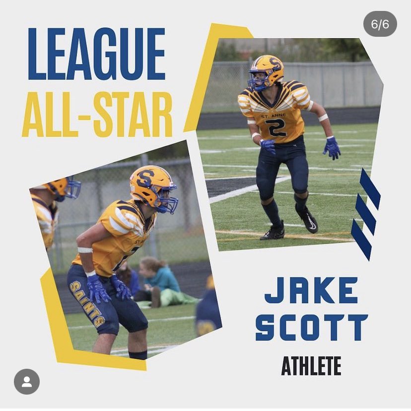 Jake Scott (@jakescott51) on Twitter photo Glad to be named back to back all star! Last year for RB and this year for athlete! <a href="/coachjoeLancers/">Joe Circelli</a> @HandsBrandon <a href="/MVPFA2016/">MVP FOOTBALL ACADEMY🇨🇦</a> Glad to be named back to back all star! Last year for RB and this year for athlete! <a href="/coachjoeLancers/">Joe Circelli</a> @HandsBrandon <a href="/MVPFA2016/">MVP FOOTBALL ACADEMY🇨🇦</a>