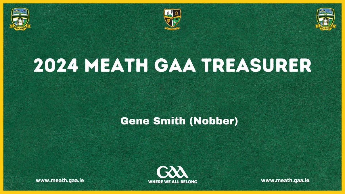 Annual Convention

Results of the election of Treasurer. 

Gene Smith (@nobbergfc)

Congratulations to Gene who has been reelected as Treasurer for a second year. 

#MeathGAA