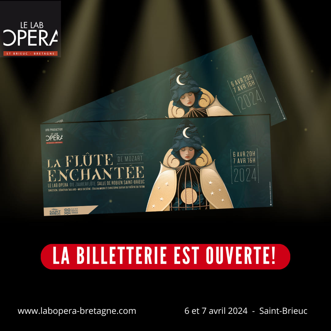 🎼🎟️UNE BONNE IDÉE DE CADEAU !🎁labopera-bretagne.com/reservations-f… 
#sebastientaillard #zoulihamagri #christopheduffay #opera #lafluteenchantee #mozart
<a href="/lafabriqueopera/">La Fabrique Opéra</a> @VilledeStBrieuc <a href="/StBrieucAgglo/">StBrieuc Armor Agglo</a>
<a href="/cotesdarmor22/">cotesdarmor</a> <a href="/regionbretagne/">Région Bretagne</a>