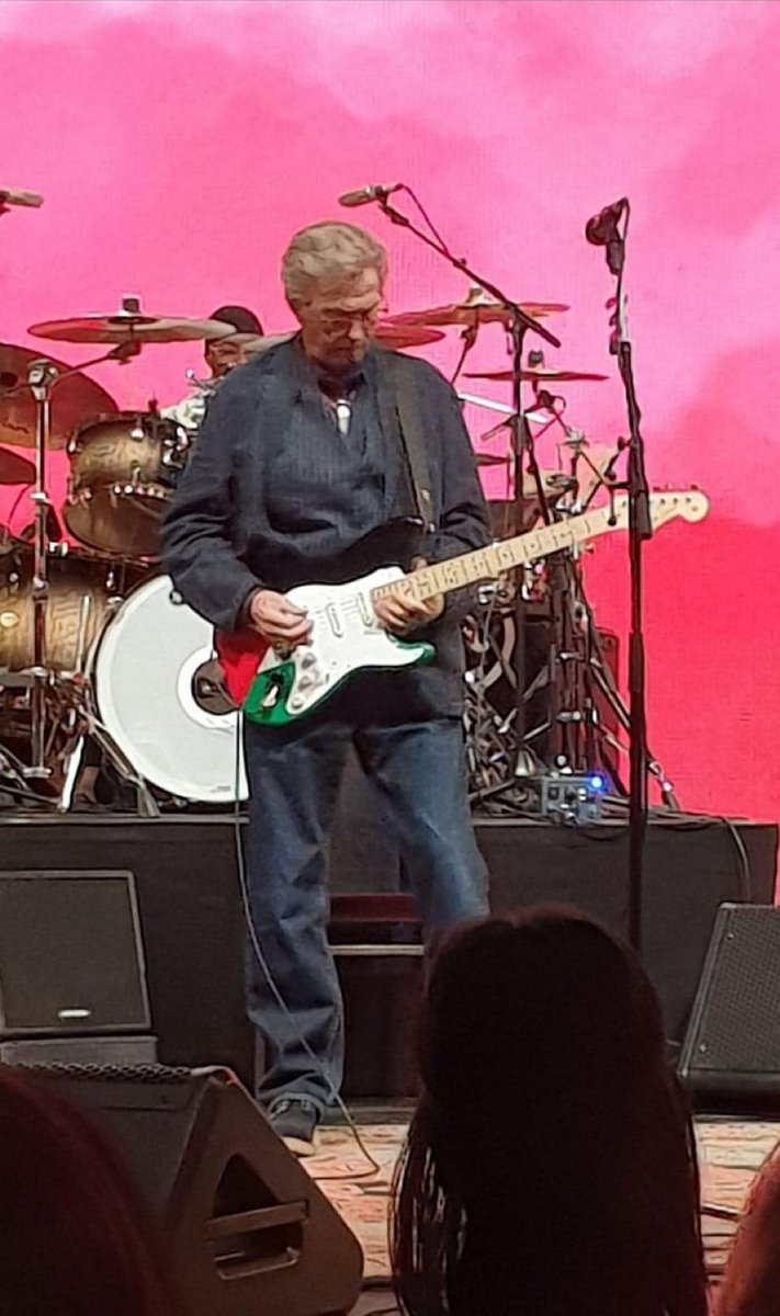 drhossamsamy65's tweet image. The great Eric Clapton in London yesterday for Palestine!