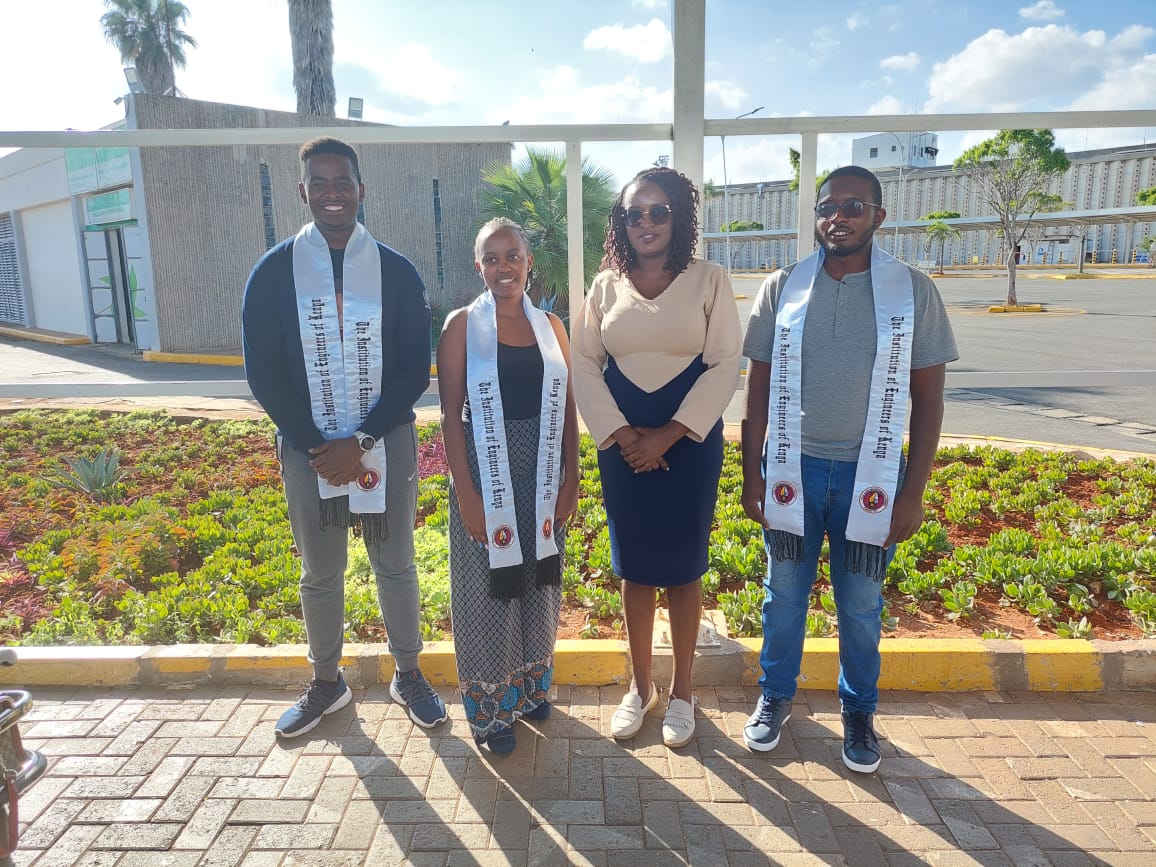 We are happy to share that the 3 accepted IEK candidates for the Future Project Managers Roadmap Scholarship travelled to Addis Ababa today evening. @TheIEK remains committed to continuous capacity building of its members. All the best to M. Gachui, Zawadi M. and J. Mackenzie.