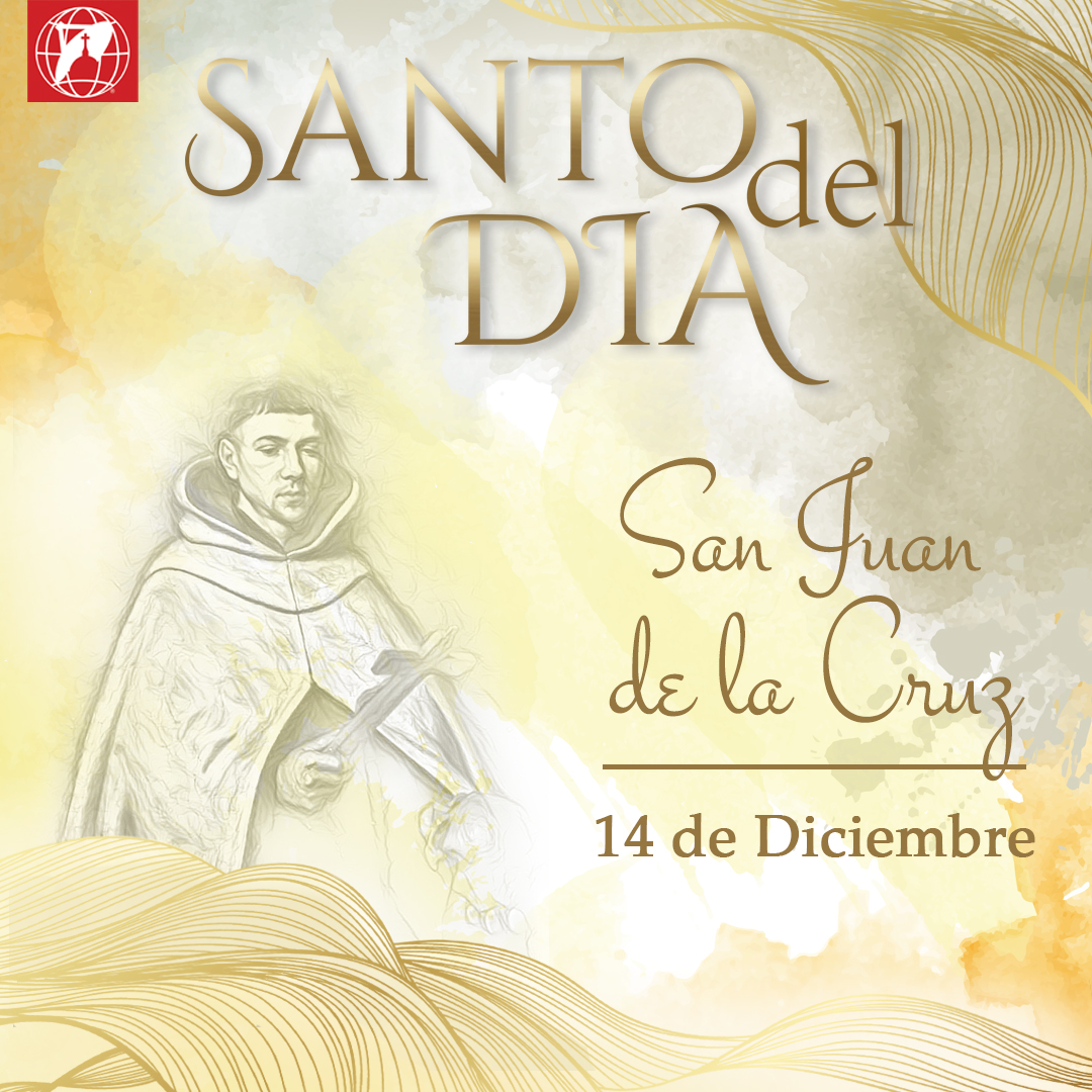 San Juan de la Cruz nació en una familia sencilla. Fue ordenado sacerdote en 1567. JSus ricos escritos espirituales lo llevaron a ser declarado Doctor de la Iglesia. Murió el 14 de diciembre del año 1591, a los 49 años.