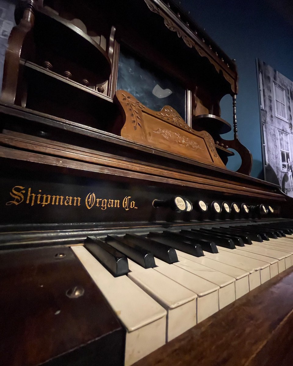 This pump organ (circa 1915) featured in our exhibit, Furniture: Crafting a North Carolina Legacy, was made by the Shipman Organ Company of Highpoint. The Shipman Organ Company was the only organ manufacturer in the South at the time and could build up to 700 organs a month.