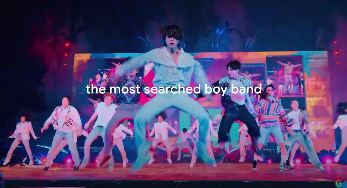 According to Google, @BTS_twt is the most searched boy band in their 25 years of Google Search history! youtu.be/3KtWfp0UopM?si…