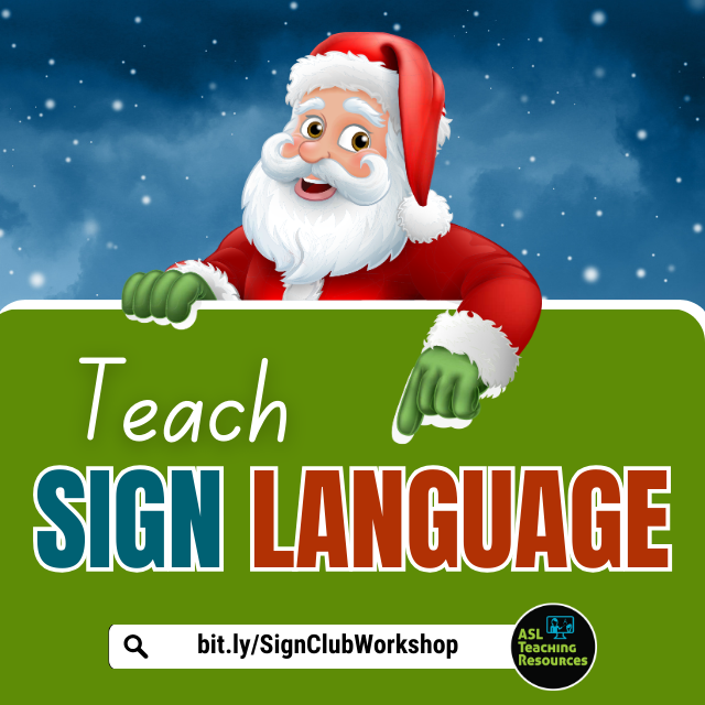 🤟✨ Check out the Sign Club Workshop to see how easy it is to teach ASL.

Visit here: bit.ly/SignClubWorksh…

#ASLClub #signlanguageclub #afterschoolideas #DeafEducation #ASLChallenge #ASLChristmas #aslforkids #SPEDClassroom #SignLanguageResources #ASLTeachingResources