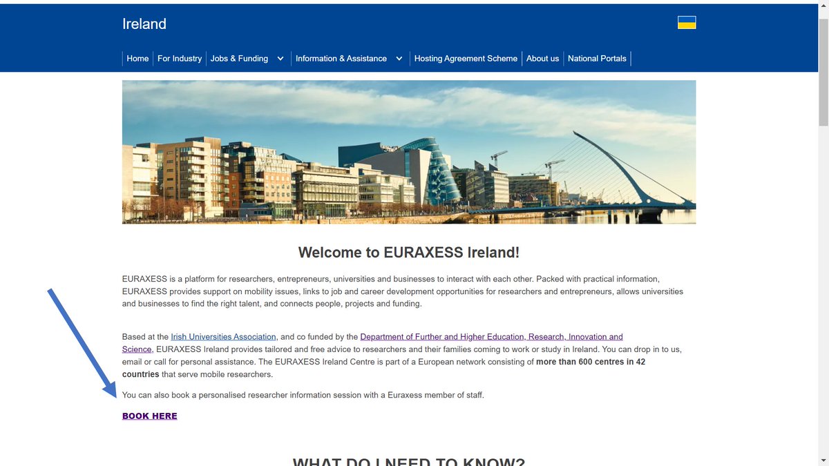 "Curious about Research &amp; Development in Ireland or planning a move for your research career? 🌍 Book a personalized virtual info session with our staff at EURAXESS Ireland! 🤝 Visit euraxess.ie to secure your slot and get all your questions answered.