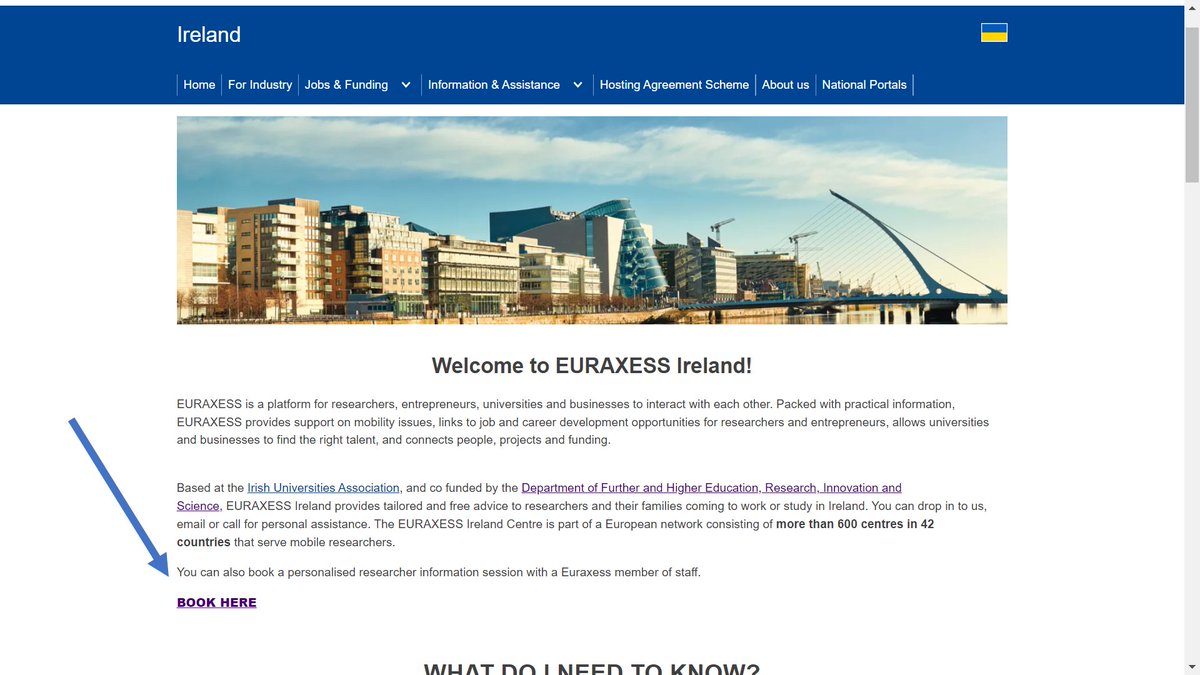 'Curious about Research & Development in Ireland or planning a move for your research career? 🌍 Book a personalized virtual info session with our staff at EURAXESS Ireland! 🤝 Visit euraxess.ie to secure your slot and get all your questions answered.