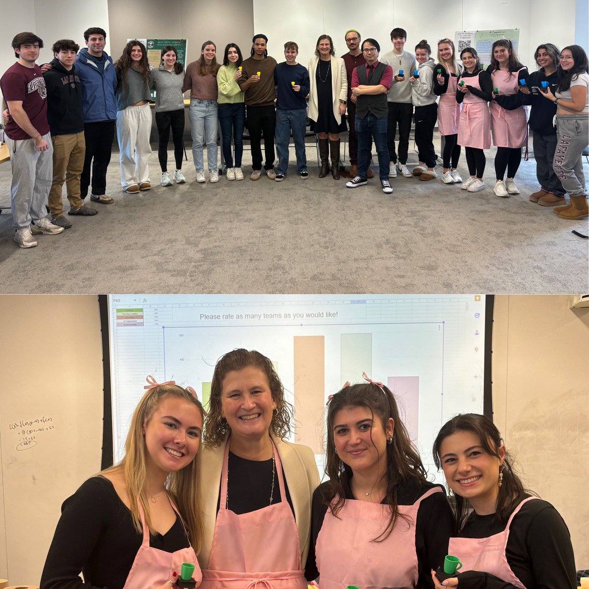 Congratulations to awesome @LAF_Engineering Professor @neobhm + our amazing @LafCol students on their coffee competition! One of my favorite events of the year! You all inspire!