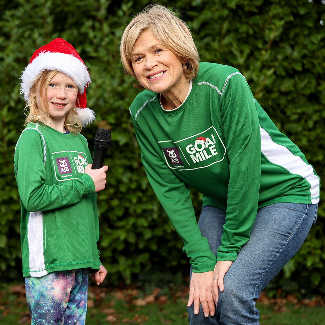 “The #GOALMile is a beloved Christmas tradition for thousands of families. Our family runs the Tallaght #GOALMile every year and after that we jump into the Forty Foot and then head home for turkey.' @RTE Nationwide @abcassin Sign up today ➡️ bit.ly/3RlubRM #BackedByAIB