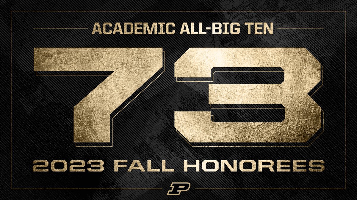 Leading the way in the classroom. 🚂📚

A big shoutout to the 73 Boilermakers who were named Academic All-Big Ten honorees this fall ‼️

The full list: boile.rs/4aeQUry