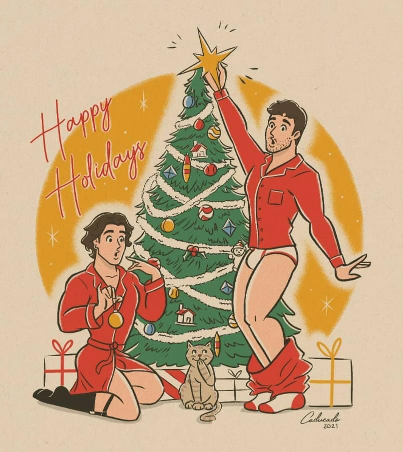 Happy Holidays!!! #christmas #christmastree #christmasdecor #xmas #merrychristmas #christmastime #love #winter #handmade #natale #christmasgifts #santa #christmasdecorations #christmasiscoming #holidays #holiday #gift #gay #LGBT #men #guys #sexy #handsom