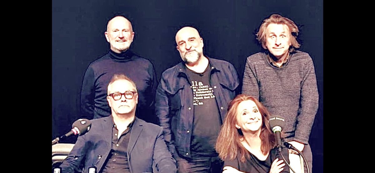 This (ISIHAC) is now available on @BBCRadio4 on Sounds. It was a lot of fun to record and @lucyportercomic has a line in it that’ll make you howl!!! Kudos to @TheRealJackDee @themiltonjones and @omid9 and of course the Maestro Colin Sell.
