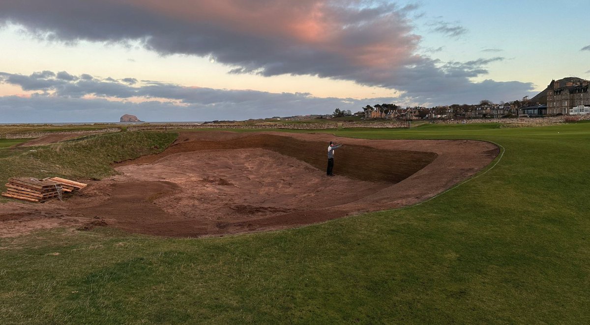 One of the most famous hazards in golf is being restored.

<a href="/garrett_TFE/">Garrett Morrison</a> talked with <a href="/NorthBerwick_GC/">North Berwick Golf Club</a> course manager Kyle Cruickshank and architect Clyde Johnson (<a href="/CunninGolf/">Clyde Johnson</a>) about restoring the front bunker on the famed Redan 15th.

New in Club TFE: thefriedegg.com/design-noteboo…