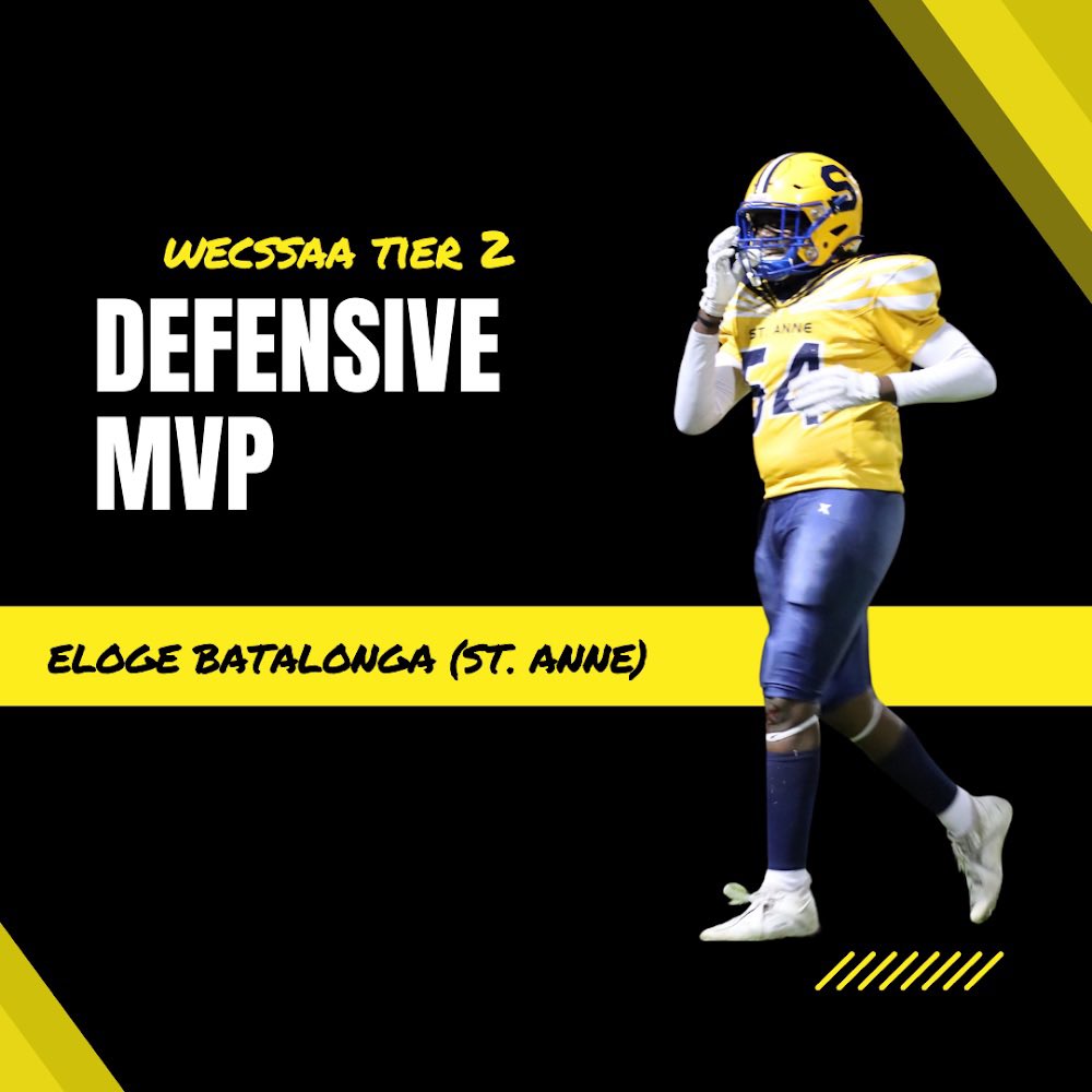 Zach Papineau (@coachpapineau) on Twitter photo What a season by #54!! Dominated on every play. Hard work pays off.
Excited to see what the future holds for this big man.
Great work <a href="/Elogebatalonga/">Eloge Batalonga</a> What a season by #54!! Dominated on every play. Hard work pays off.
Excited to see what the future holds for this big man.
Great work <a href="/Elogebatalonga/">Eloge Batalonga</a>