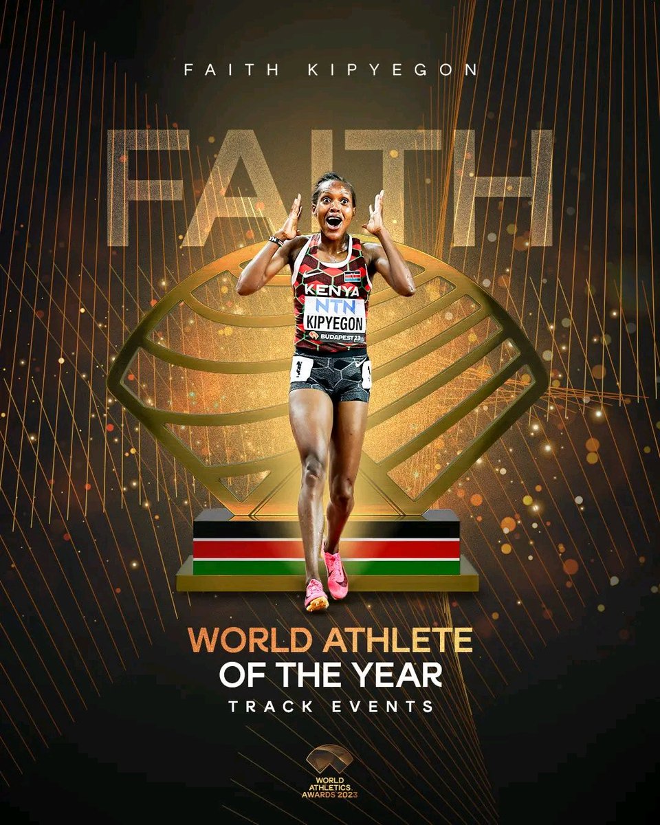 Congratulations world athlete of the year @FaithKipyegon_ .