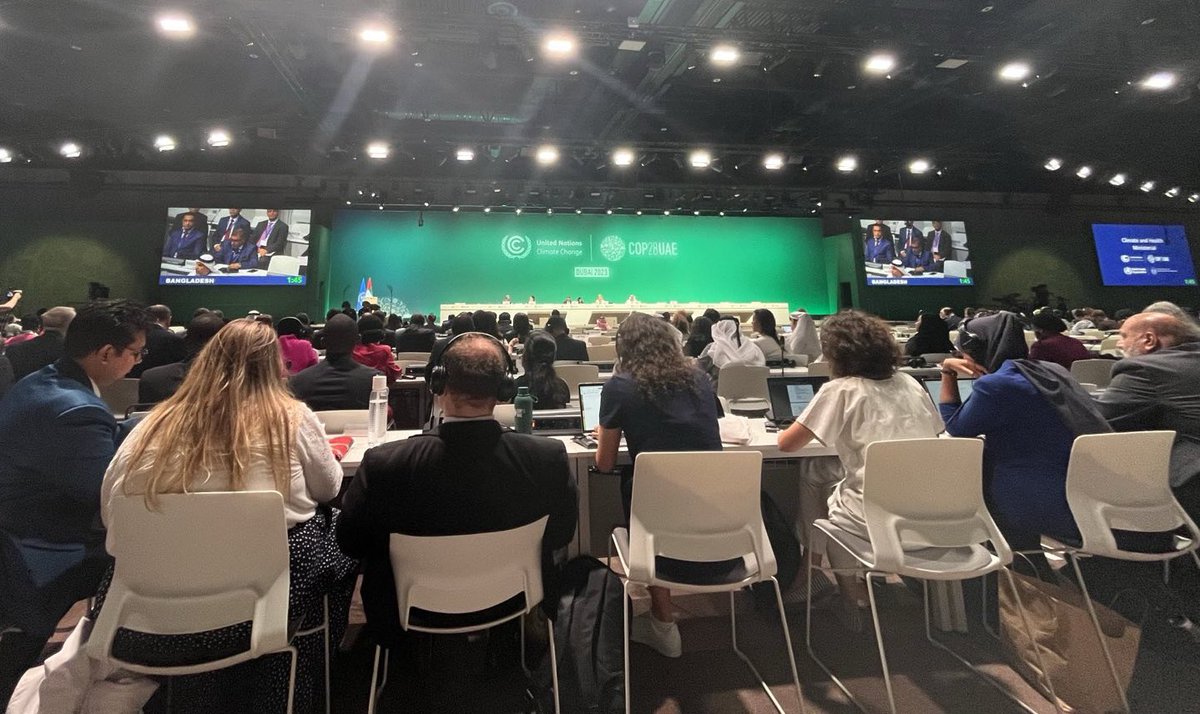 While there was a lot of attention on #HealthDay, the next hours at COP28 are crucial for health. To protect health, #COP28 must deliver a strong outcome. This includes an equitable phase out of all fossil fuels, and an ambitious outcome on adaptation and finance.