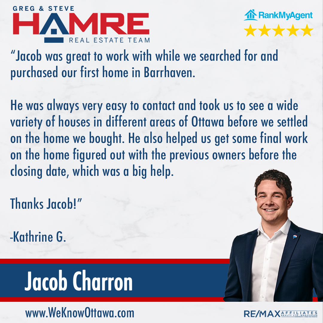 weknowottawa's tweet photo. 😀"Jacob was great to work with"
5 star review for Jacob Charron!
Jacob was able to help first-time homebuyers in Barrhaven become first-time homeowners! ✨🏠
Reach out today if you're considering a move!
👉Visit: https://t.co/0pLaY7BtYw
#WeKnowOttawa #REMAX #rankmyagent https://t.co/TBszTbRq3Y