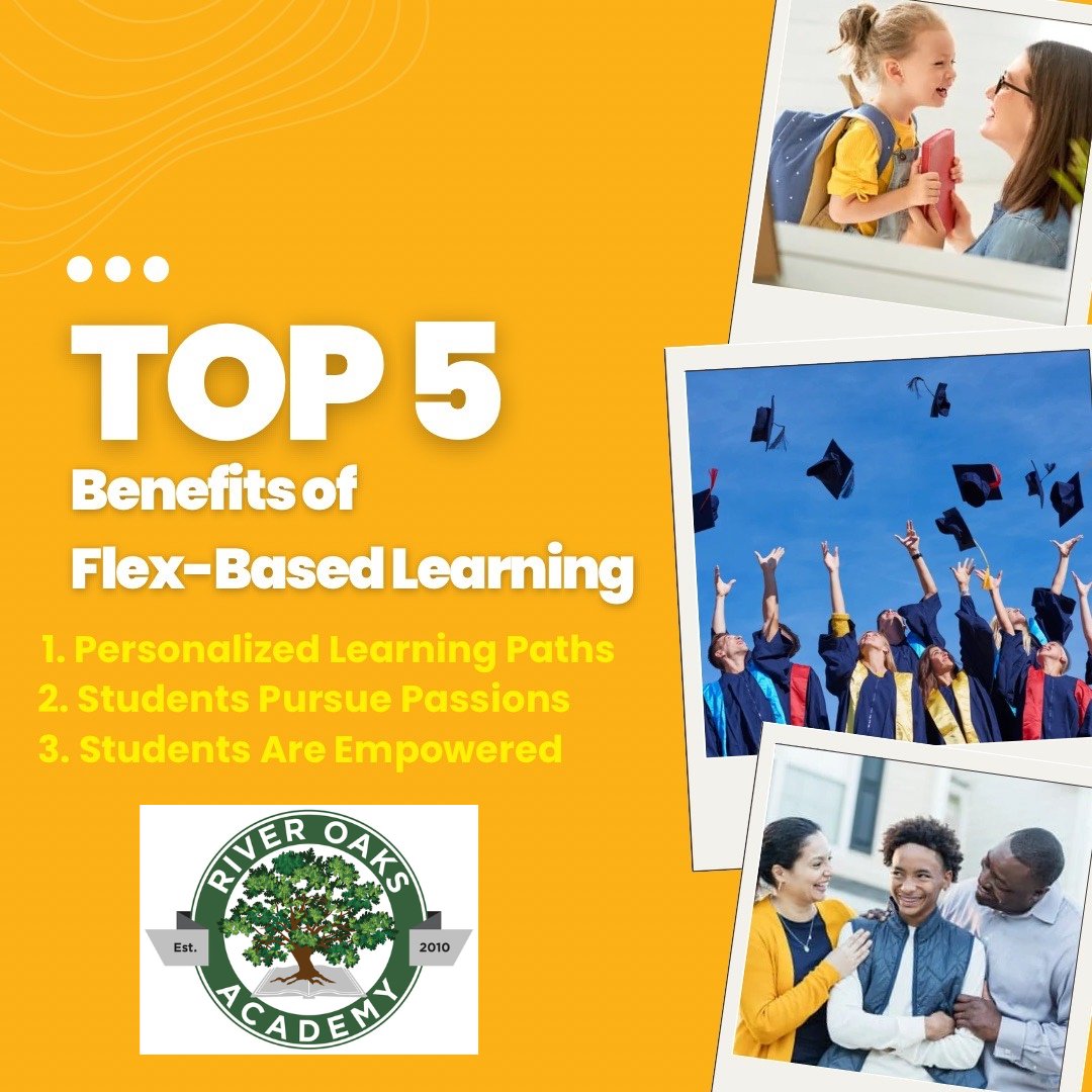 What are the Top 5 Benefits of Flex-Based Learning? River Oaks Academy students are empowered with essential skills such as self-directed learning and time management. 

sandiegouniontribune.com/opinion/commen…

#APLUSAssociation #FlexBasedProud #PersonalizedLearningProud #Top5List