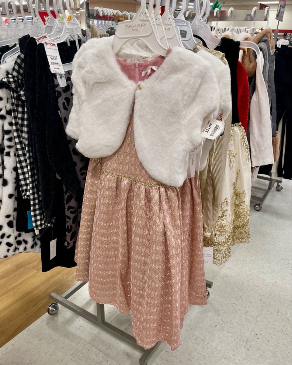 Saw this pretty winter two piece girl’s outfit @tjmaxx today. A great buy for a flower girl or young wedding guest. Buy similar online below. 💕

liketk.it/4qm7R

Girls winter dress. Girls Christmas dress. Girls holiday dress. Girls party dress. 

#liketkit #LTKkids