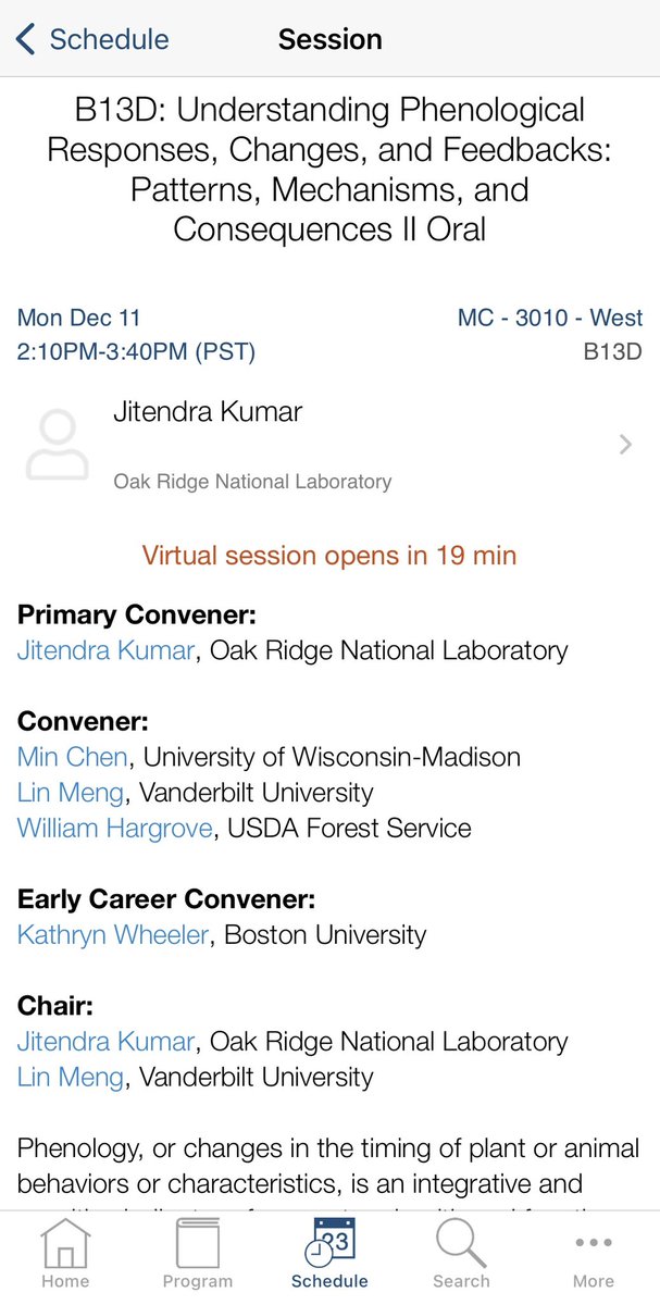 Come joining us for the AGU phenology oral session today at 2:10pm at MC 3010 west. Starts in 15 minutes! #phenology #AGU23 @phenologists