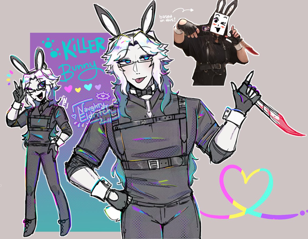 Killer Bunny ! ~

---

Based off a Halloween fit this year. It was improvised and I actually bought some of that bunny stuff (on Halloween day LMAOOO). 

---

[ Posted weeks early on my 18+ S☆S :
subscribestar.adult/naughtyeldritch ]