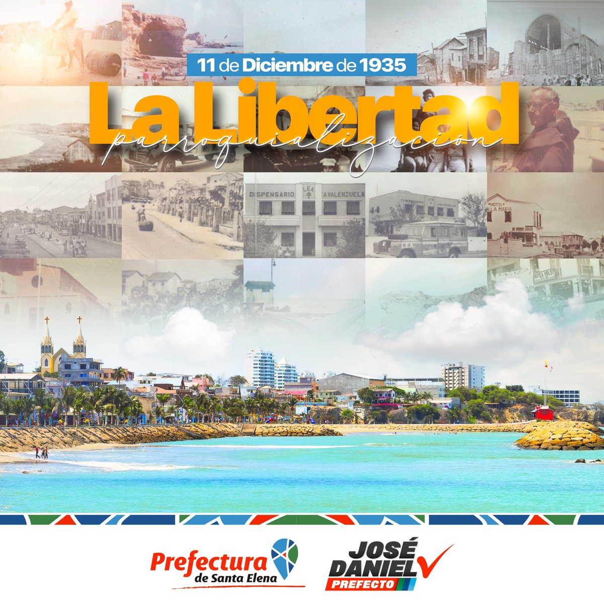 Loor a La Libertad, antes La Hueca o La Agujereada. Hoy, la ciudad se alza como el motor económico de la provincia, atesorando tradiciones y costumbres que son parte de su identidad.

Por eso en este día histórico, nada mejor que honrar la valentía de quienes transformaron una