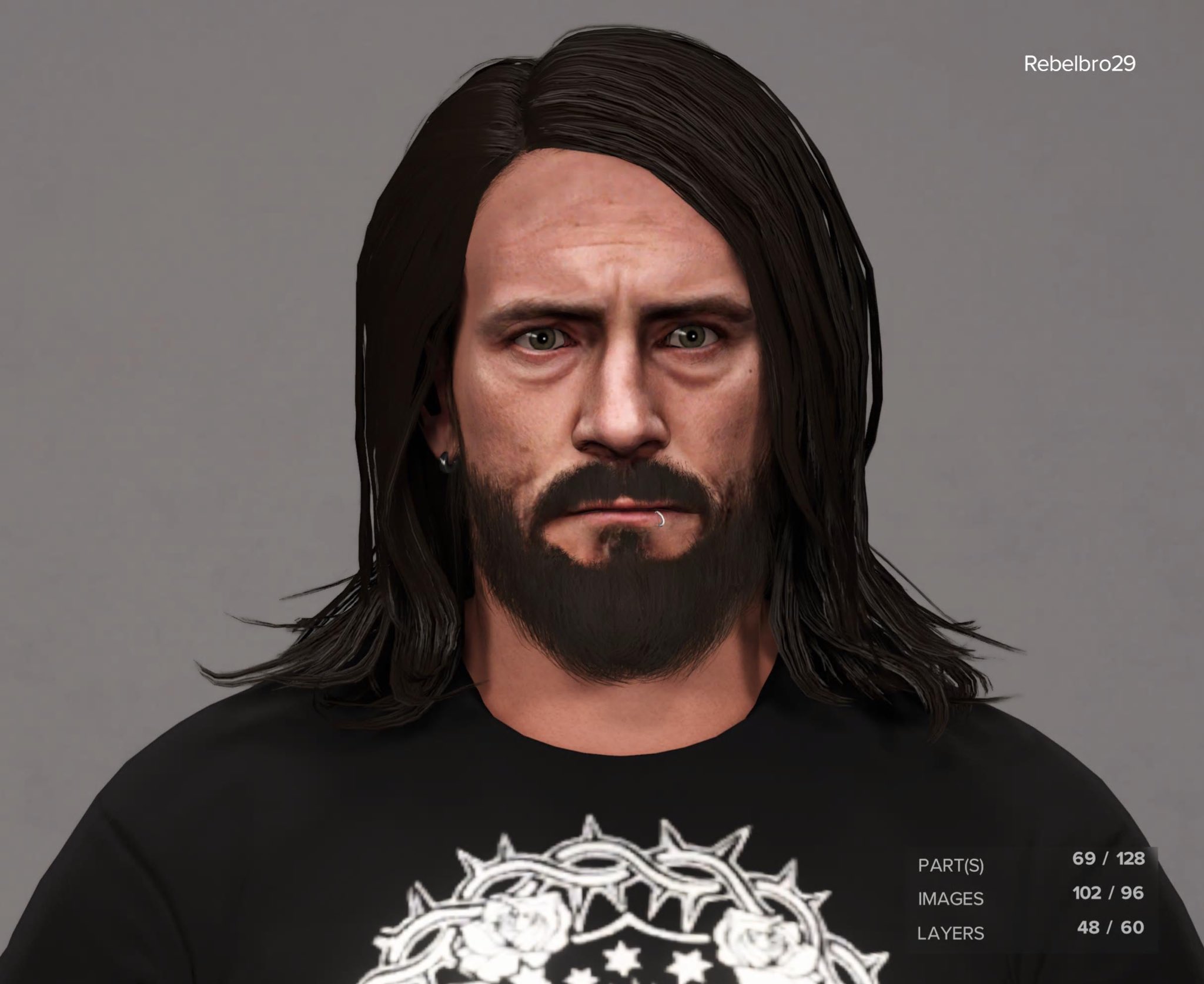 WWE 2K22 CM Punk Face Scan Upload by MisterFiendX