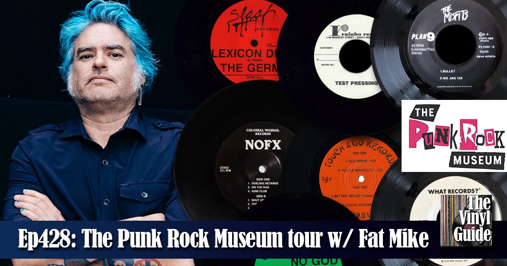 We spoke to @FatMike_of_NOFX about the #vinyl artefacts in the @punkrockmuseum pls point yer #podcast app here: thevinylguide.com/episodes/ep428…