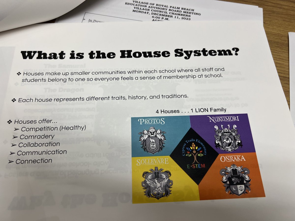 How cool is this? <a href="/CTESLions/">Cypress Trails Elementary School</a> in <a href="/_RoyalPalmBeach/">Royal Palm Beach</a> have adopted the <a href="/ronclarkacademy/">Ron Clark Academy</a> House System in their school this year. The program supports a student-focused culture and mental health and wellness - two pillars of <a href="/pbcsd/">The School District of Palm Beach County</a> strategic plan.