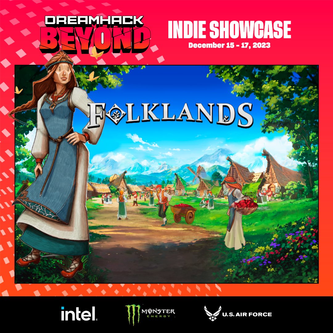 So happy to announce that Folklands has been accepted to be part of the Dreamhack Beyond Indie Showcase ✨ and participating in the game awards ✨

We'll be streaming and showing off the demo throughout the event!

#DHBGameAwards #dreamhack #indiegame #indiegaming
