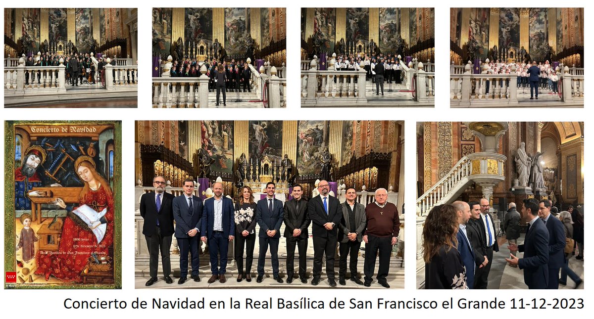 Ya ha comenzado la Navidad en <a href="/educacmadrid/">Educación▪️Comunidad de Madrid</a>. Concierto de Navidad de Coros Escolares en la Real Basílica de San Francisco el Grande. Muchas gracias
<a href="/IESMirasierra/">iesmirasierra</a>, IES Francisco Umbral, <a href="/AireCeip/">CEIP Ciudad Del Aire</a>
y CEIP San Eugenio y San Isidro por los villancicos interpretados. #IF_CMadrid