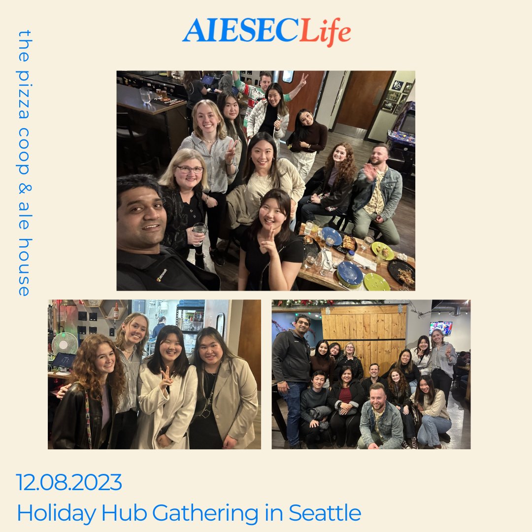 aieseclife's tweet image. We’re pleased to see the success of the Seattle Hub gathering after a long time, with current and former LCPs! 

On the bottom left picture, from left to right:
Claire LCP 24.25 
Bridgette (current) LCP 23.24 
Ari LCP 22.23 
Susan LCP 21.22