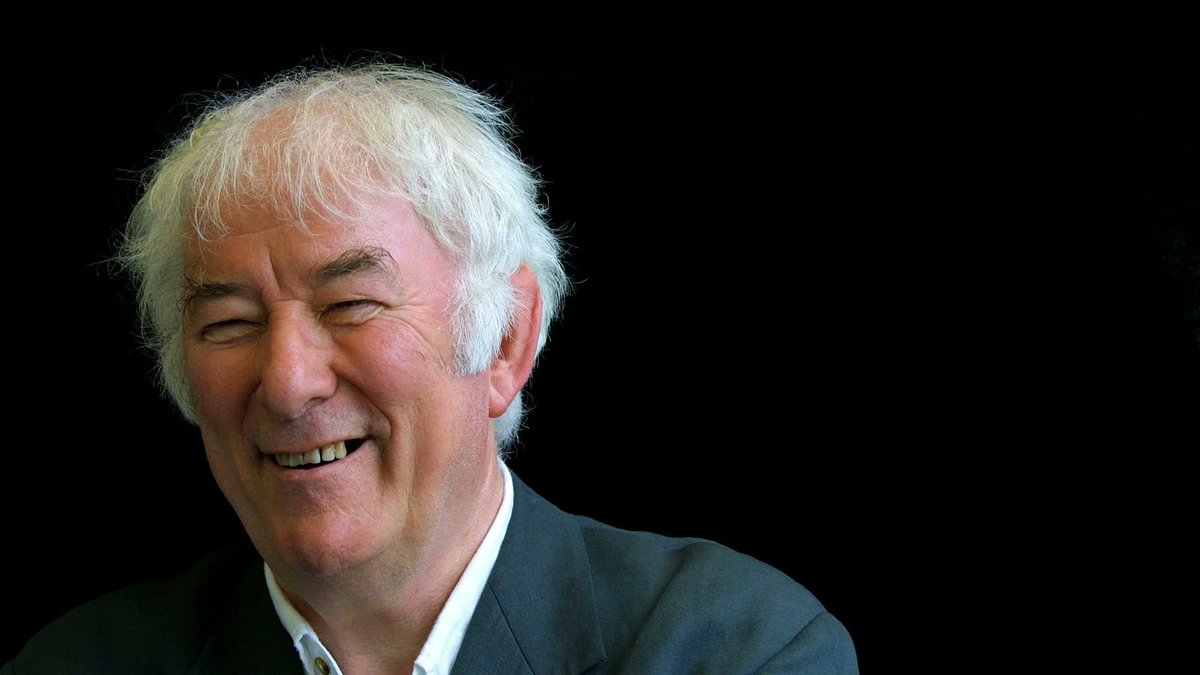 Sometimes all that the world really needs is a picture of Seamus Heaney with a great big smile.