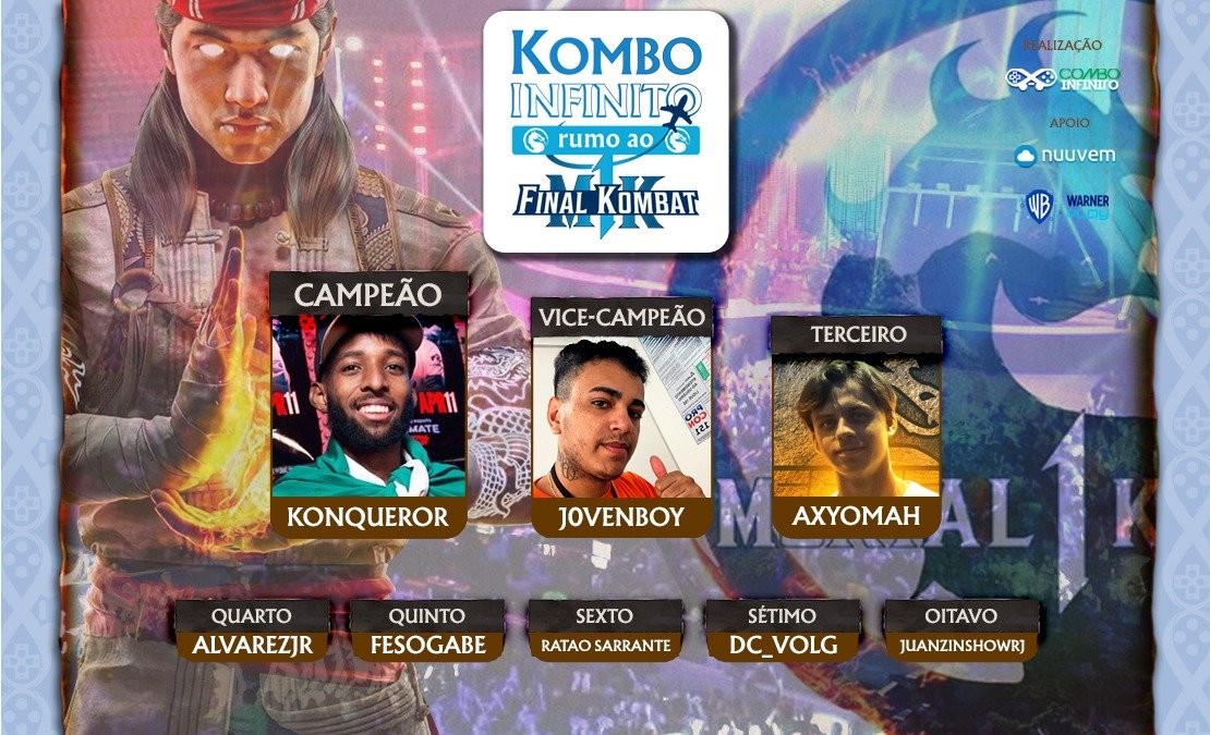 MK1: TOP 8 KOMBO INFINITO LEAGUE! Campeonato - Semana 2 